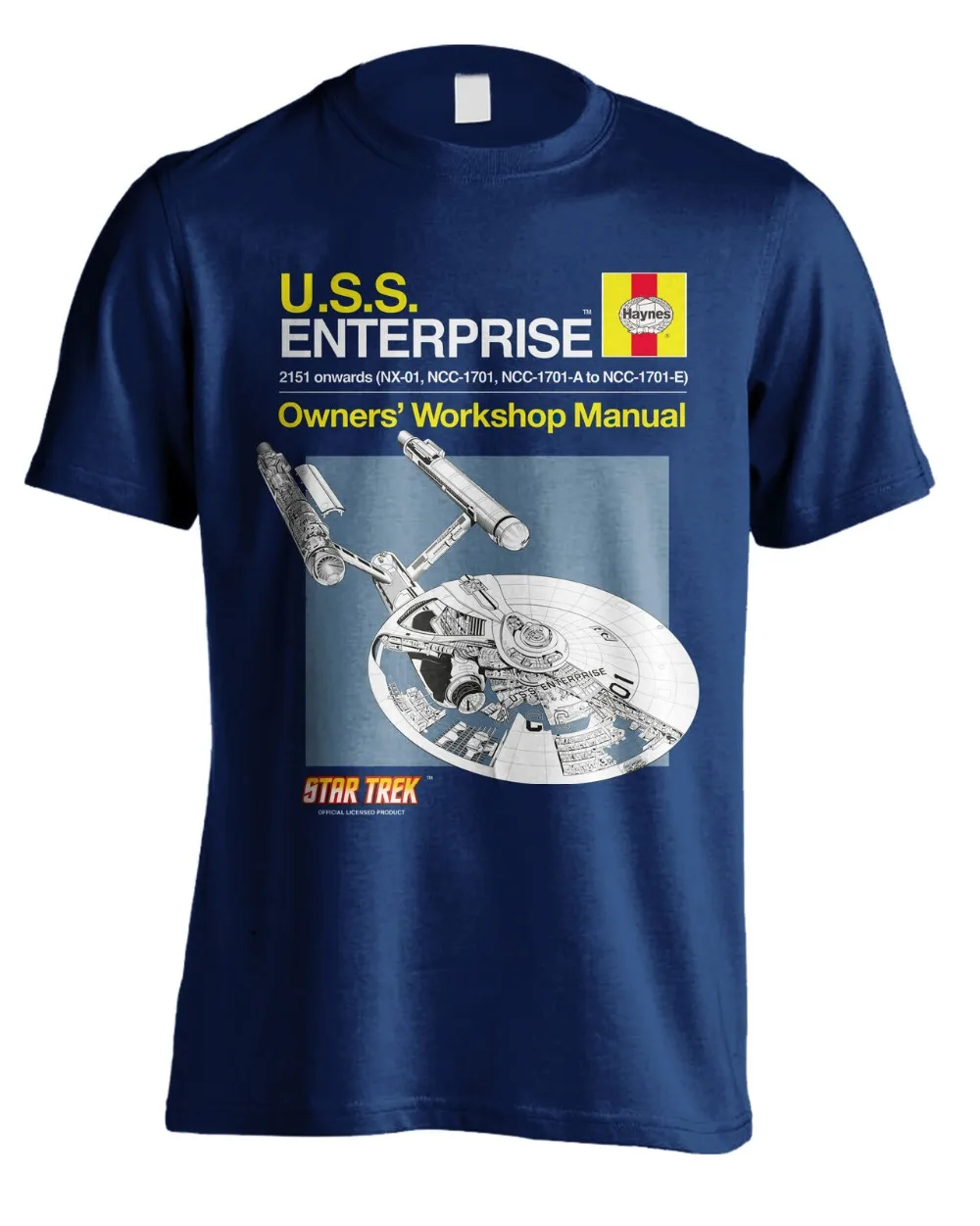 

Star Trek Enterprise Manual T-Shirt Mens Unisex 2019 Latest Men T Shirt Fashion Summer The New Fashion Custom Tee shirt