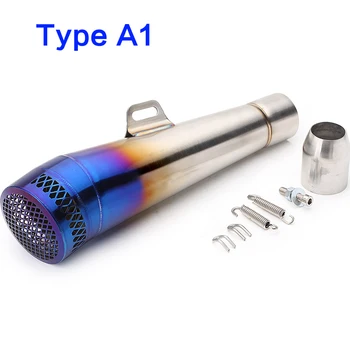 

Motorcycle muffler exhaust pipe modified escapamento de moto stainelss steel gp for suzuki gsr 600 z250sl nc750x cb650f crf 230