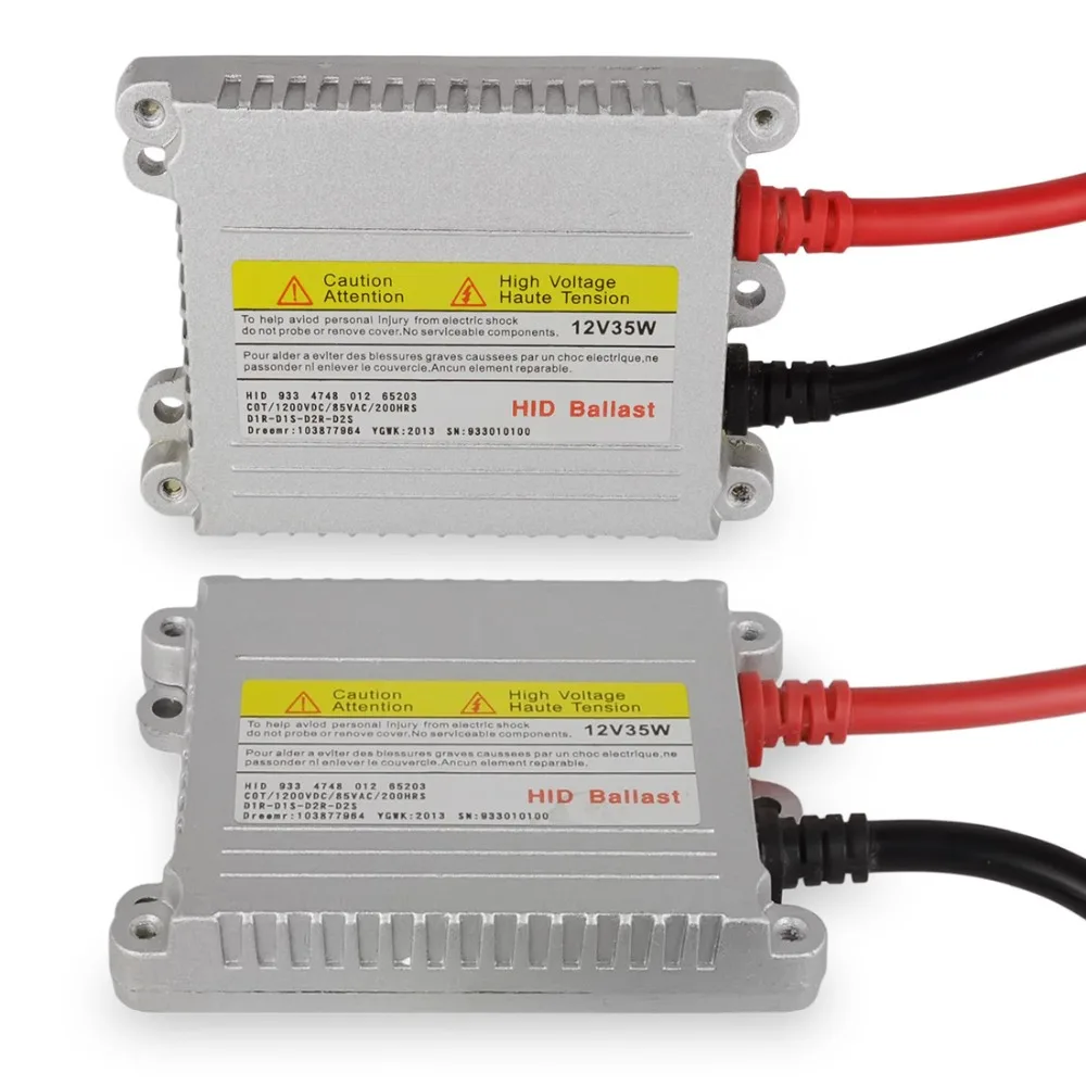 Safego 2pcs 12V xenon hid ballast 35W OEM Digital electronic hid slim