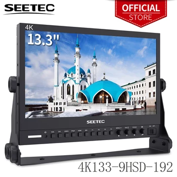 

Seetec 13.3 Inch Aluminum Design IPS 1920x1080 3G-SDI HDMI Broadcast Monitor with AV YPbPr 4K133-9HSD-192 Desktop LCD Monitor
