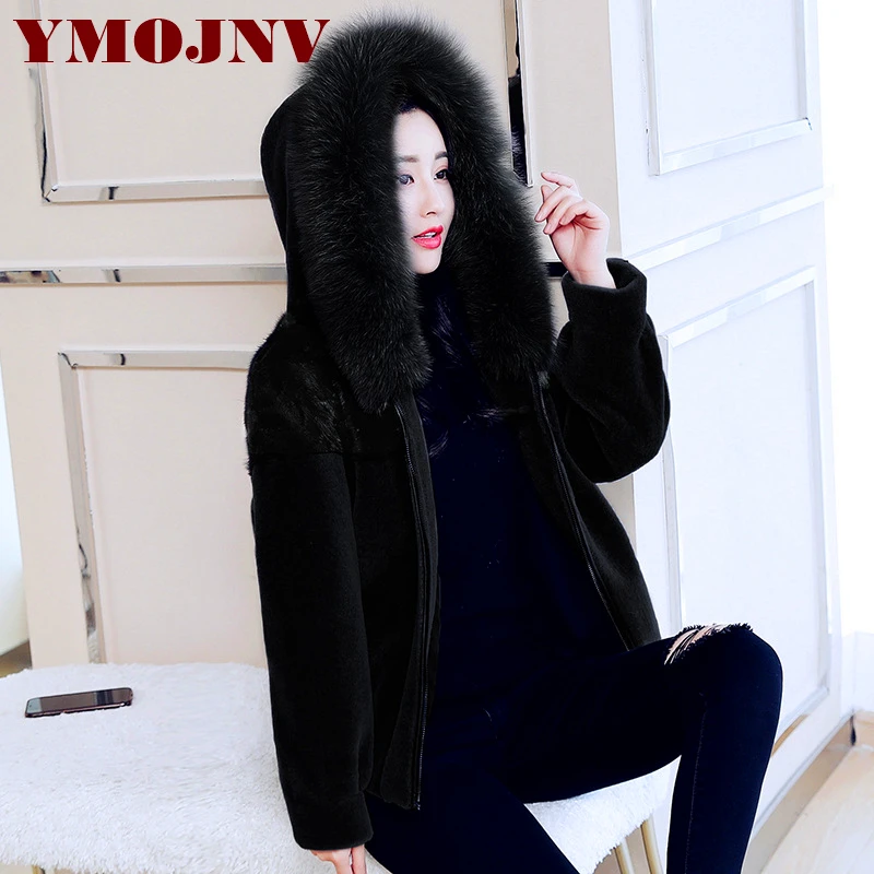 YMOJNV новая зимняя куртка из искусственного меха без рукавов Женская длинная жилетка из искусственного меха утепленная жилетка пальто женский меховой кардиган