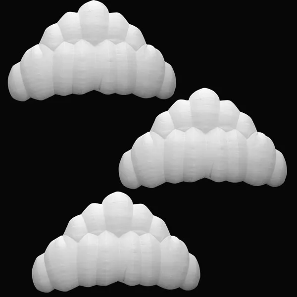 

Free shipment 3m length inflatable cloud for outdoor decoration