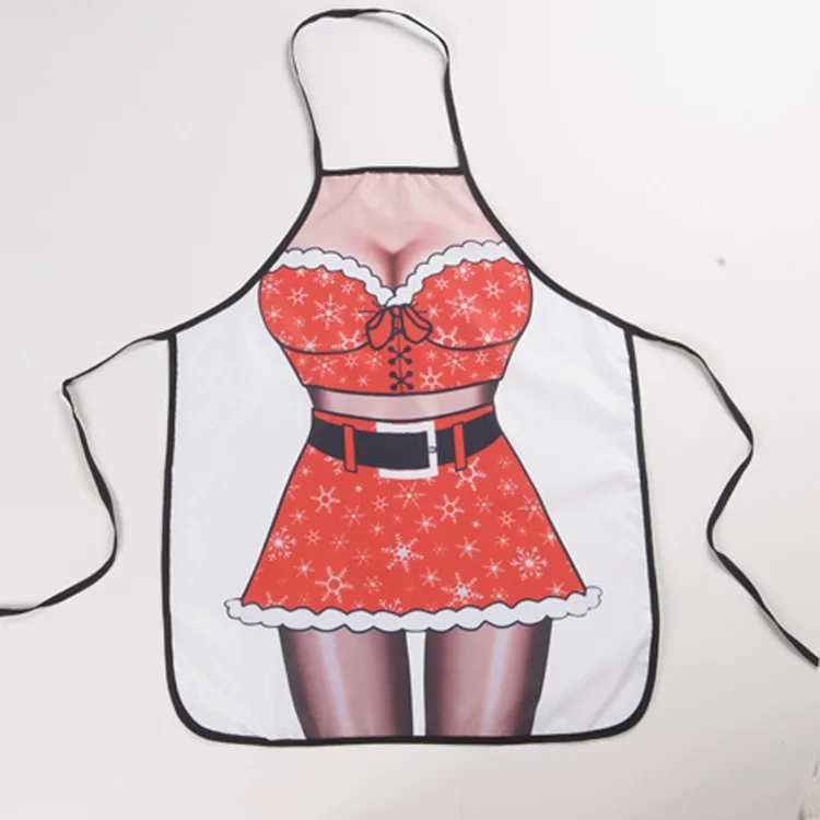 1PC Christmas gift Aprons funny aprons Sexy dress woman Christmas