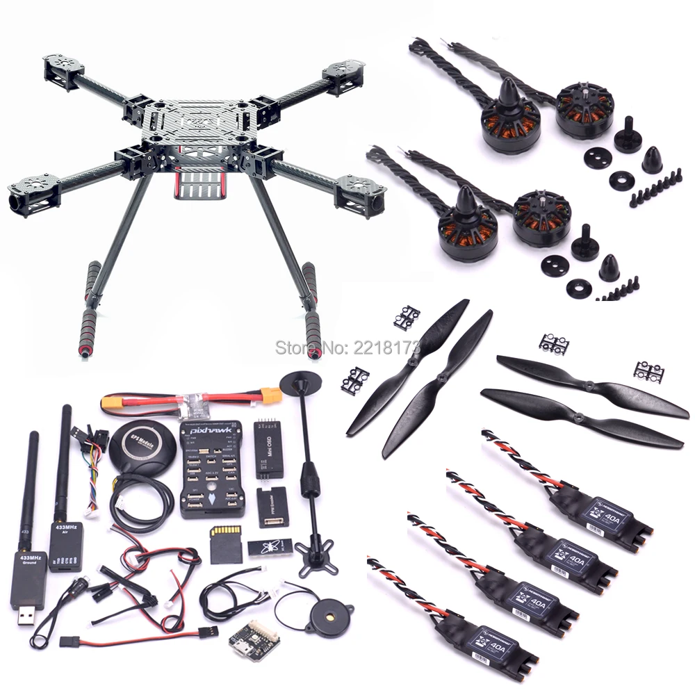 ZD550 550 мм карбоновая рама квадрокоптера FPV Pixhawk 2.4.8/Naze M lite контроллер M8N 3508 580kv двигатель 40A ESC 1245