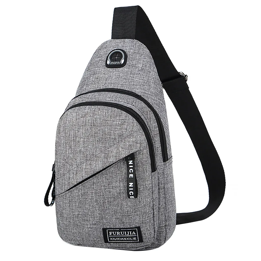 

Altbest shoulder bag for men Oxford SHOULDER BAG Cloth Chest Bag Wild men's shoulder bag 2019 Fashion Pocket bolso de hombro#G30