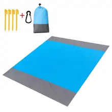 210x200 см портативный карманный коврик для пикника Водонепроницаемый Быстросохнущий пляжный коврик без песка одеяло для отдыха на природе палатки путешествия складной чехол