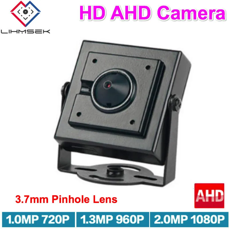Камера видеонаблюдения Lihmsek HD 1080P AHD с объективом 3 7 мм комнатная мини квадратная