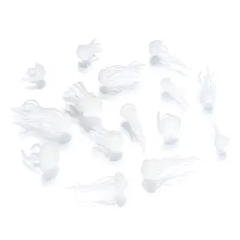 

5 Pcs/set Crystal Epoxy Ocean Resin mini Jellyfish Modeling Filler DIY Crafts Filling Supplies UV Accessories Decoration Materia