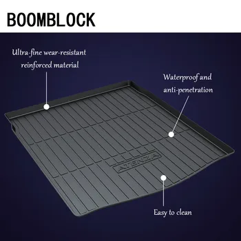 

BOOMBLOCK Car Accessories Covers Trunk Mat Cargo Liner For Mazda 3 6 CX-5 KE KF CX-7 CX-9 Axela Hatchback Sedan Atenza Ruiyi