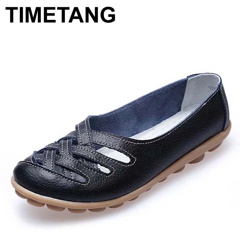 Mother Leather Loafers Moccasins Wild Soft Flat Shoes Women Oxfords Driving Shoe Mother Leather Loafers Moccasins Wild Soft Flat Shoes Women Oxfords Driving Shoe