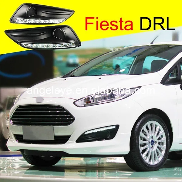 2013 2014 Year For FORD Fiesta 9 LED Daytime Running Light V1in Car Light Assembly from