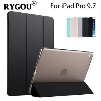

Rygou Case for Apple iPad Pro 9.7" 2016 Release, Ultra Slim Pu Leather Smart Cover Magnet Wakt UP Sleep for iPad Pro 9.7 Case