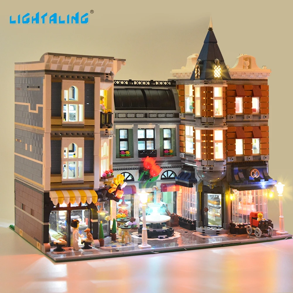 

LIGHTALING The Assembly Square Light Set Led Lighting Kit Compatible With 10255 And 15019 30019 (NOT Include The Model)