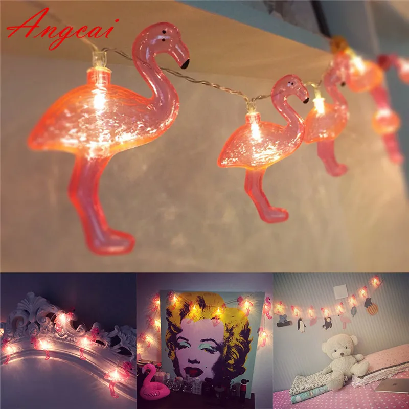 New arrived 10 led Flamingo Fairy string lights,party,indoor, baby room