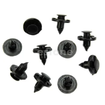 

50 Pcs Plastic Rivet Fastener Mud Flaps Bumper Fender Push Clips 8mm for Nissan