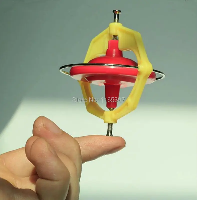 Free ship 4pc teenage children kids scientific science educational models experimental toys materials magic spinning gyroscope