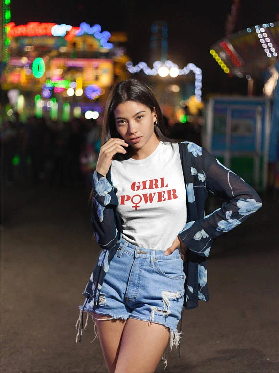 Madchen Power T Hemd Feministischen T Shirt Frauen Mode Kleidung Outfit Tumblr T Sommer Stil T Shirt Crewneck Kurzarm Tops Short Sleeve Top Girl Powertshirt Women Aliexpress
