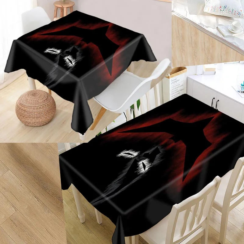  Custom Batman Table Cover Rectangular Home Protection Decoration Elegant Wedding Waterproof Oilproo