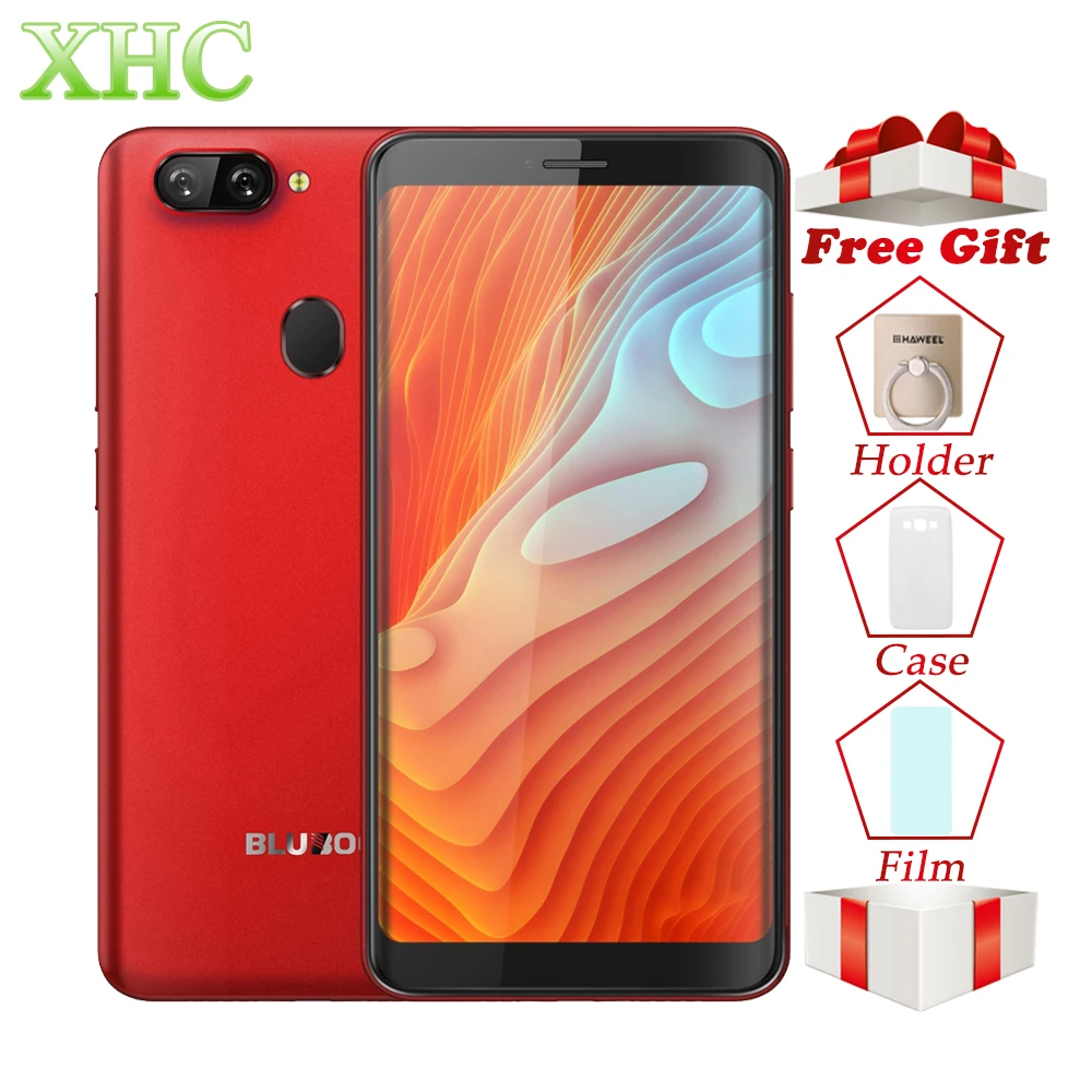 

BLUBOO D6 Pro 2GB+16GB Mobile Phone Dual 5.0MP Fingerprint Unlocked 5.5'' Android 8.1 MTK6739V Quad Core Dual SIM Smartphones