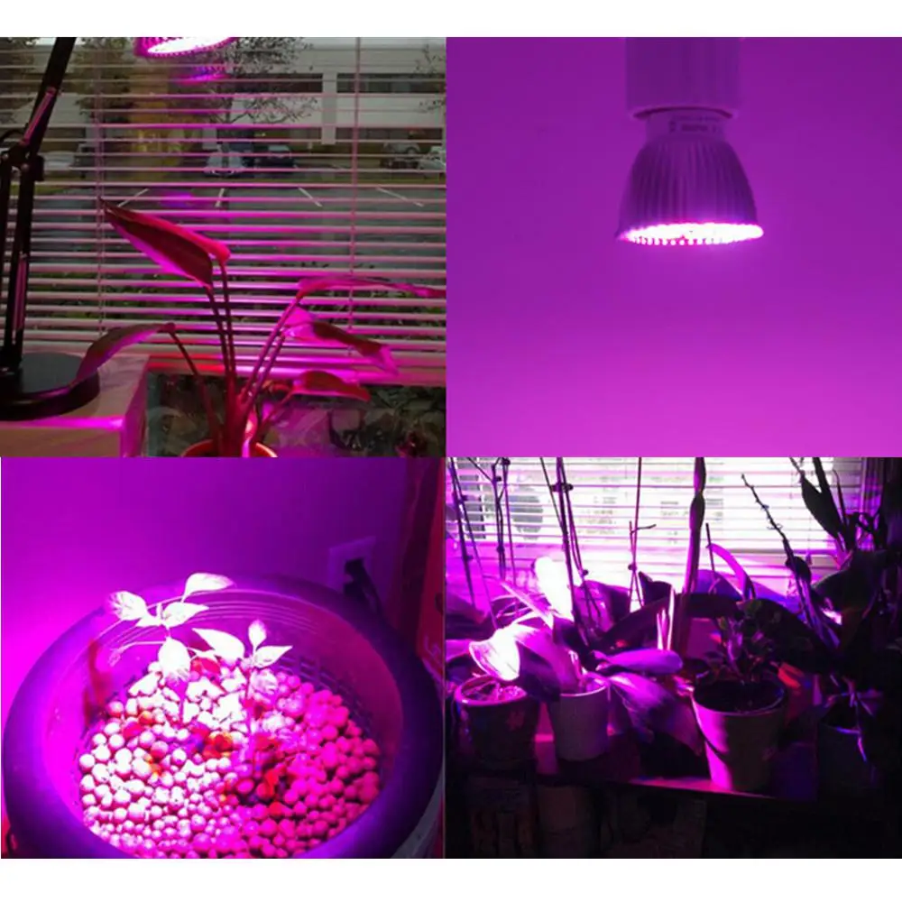 E27 40/78/120 светодиодный s полный спектр светодиодный Алюминий лампа для растений завод цветок растет свет лампы для роста растений Бесплатная