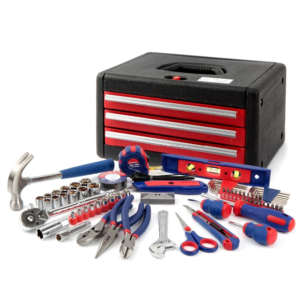 WORKPRO Home Tool Set with Chest General Tool Kit in Tool