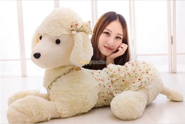 Fancytrader Hot Sale 35'' 90cm Lovely Stuffed Soft Huge Poodle Toy, Nice Gift for Child and Decoration Dolls, Free Shipping FT50061(8)