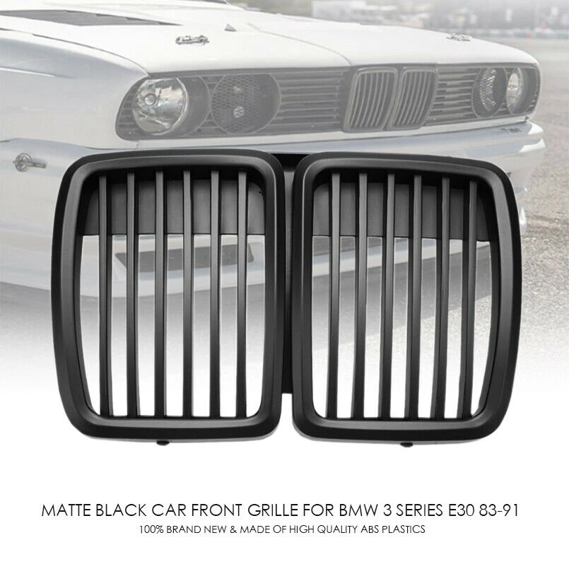 BMW E30 Custom Front Headlight Grill Kit (Include Headlights, Nose