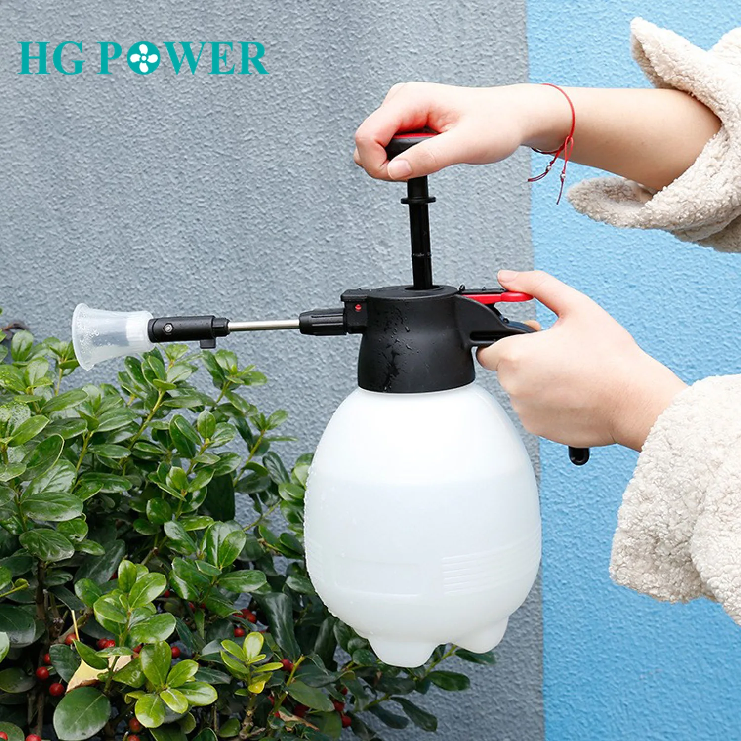 

2L Portable Sprayer Water Pumb Pressure 360 Degree Garden Watering Bottle Kettle Plant Flower Watering Can Sprayer Garden Supply