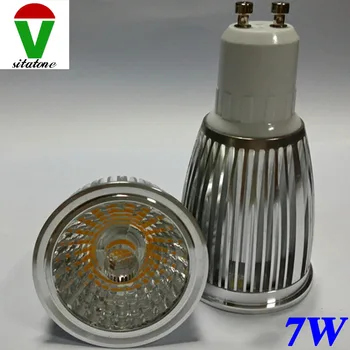 

dimmable GU10 COB 7W LED Spot light 2 year warranty Free shipping