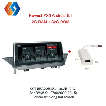 

For BMW X1 E84(2009-2015) CIC Android 8.1 GPS Multimedia Radio Car Stereo Touch Screen Unit With New ID6 UI Builtin Wifi BT TV18