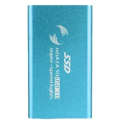 USB 3,0 HDD корпус mSATA внешний адаптер Корпус SSD чехол New