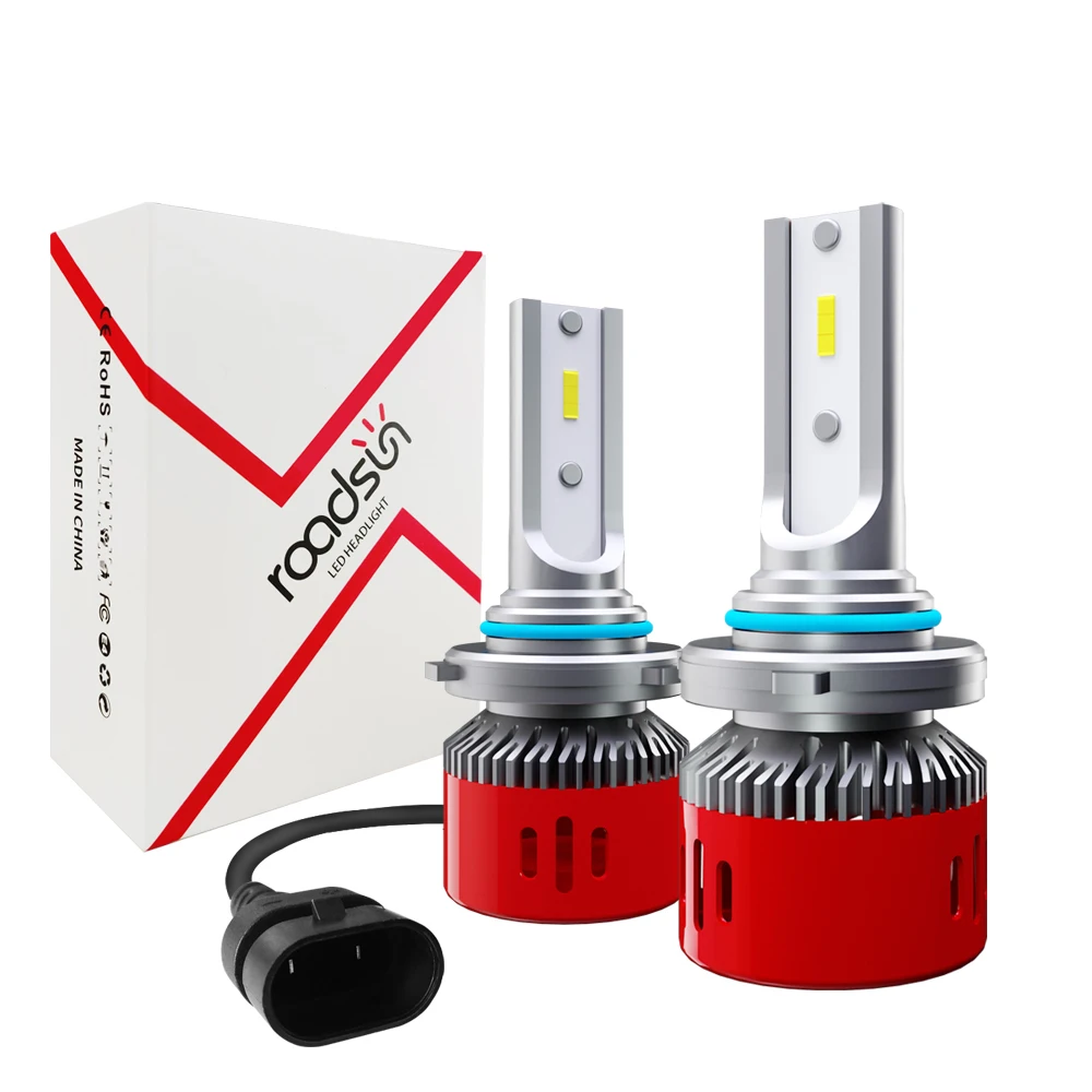 

2x H1 H7 LED Car Headlight Lights H4 H11 HB3 HB4 9005 9006 15000LM 80W CSP Super Bright Auto Bulb 12V 6000K Automobile Headlamp