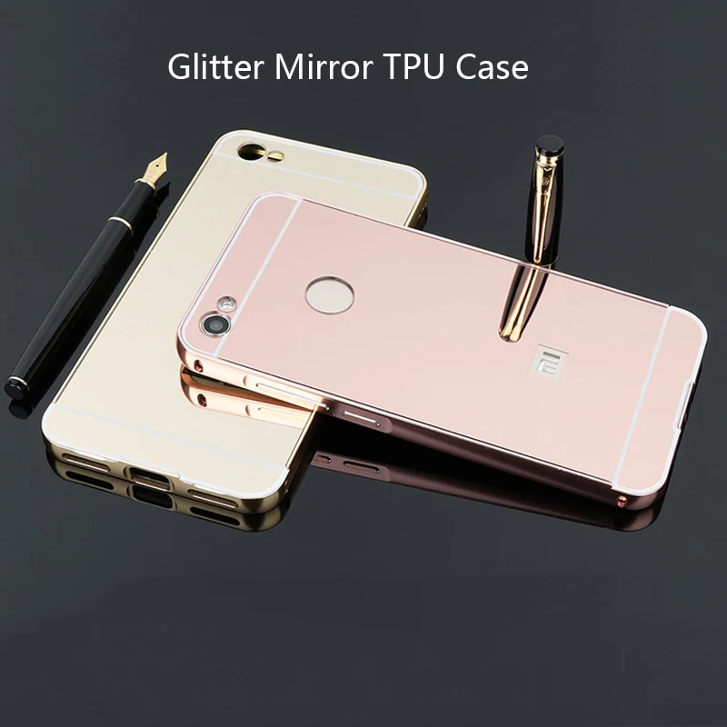 

Luxury Ultra Thin Bling Mirror Soft TPU Case For Redmi Note 5 6 Pro Note 4X Cases For Xiaomi Mi A1 A2