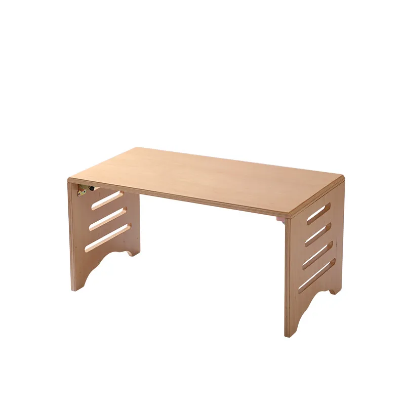Современный деревянный складной стол для кровати поднос для завтрака со складными ножками 60*40 см мебель для гостиной деревянный центр Маленький журнальный столик