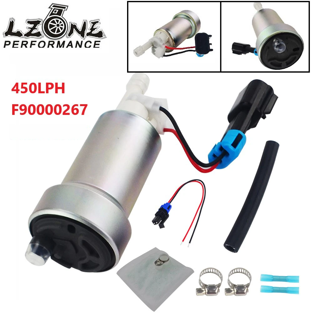 LZONE E85 гоночный высокопроизводительный внутренний топливный насос 450LPH F90000267 и