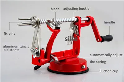 Apple peeler fruit peeler slicing machine / stainless steel apple fruit machine peeled tool creative kitchen tools