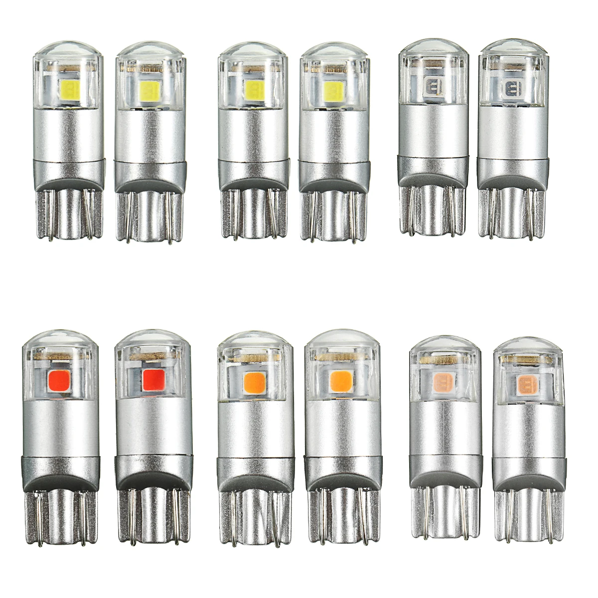 2pcs T10 3030 3SMD Car LED Clearance Lamp Bulbs 3W Interior Light Car