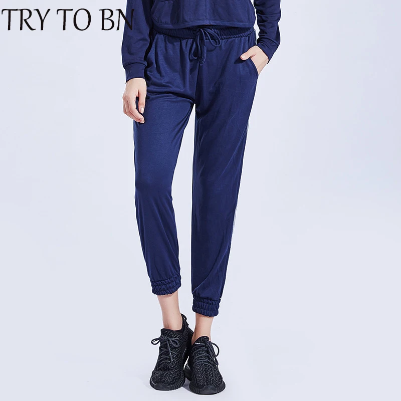 

TRY TO BN Leggings For Women Slim Fit High Waist Quick Drying Sports Wear For Women Gym High Elasticity Breathable Leggings