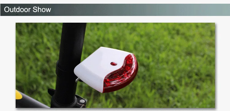 Best MTB Bicycle Taillights Light Intelligent Induction UFO Wireless Fully Automatic Brake Waterproof Safety Warning Bike Light 5LED 3