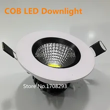 Шт. 50 шт. затемнения, 5W7W9W12W регулируемый угол COB светодио дный светодиодный светильник, цвет корпуса можно комбинировать: белый, черный и серебристый 2 года гарантии
