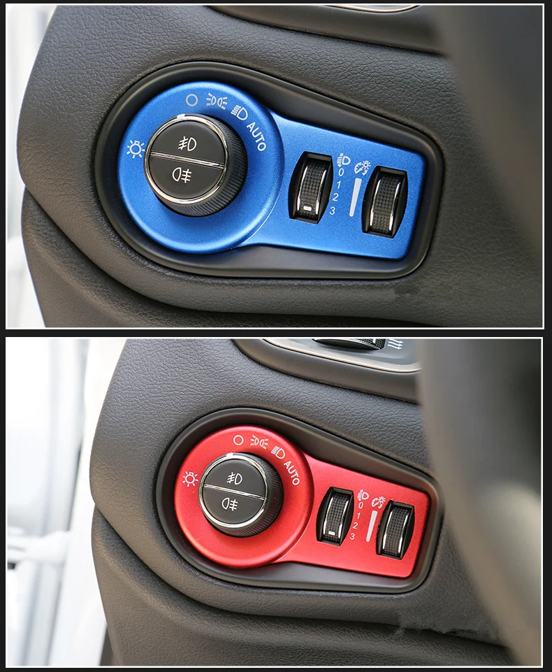 Крышка выключателя освещения автомобиля стикер Подходит для Fiat 500X2014 аксессуары для стайлинга автомобилей