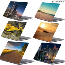 SDYGHHT, чехол для ноутбука Macbook Pro retina Air series 11 12 13 15, для Mac book pro 13,3 15,4 дюймов с крышкой сенсорной панели
