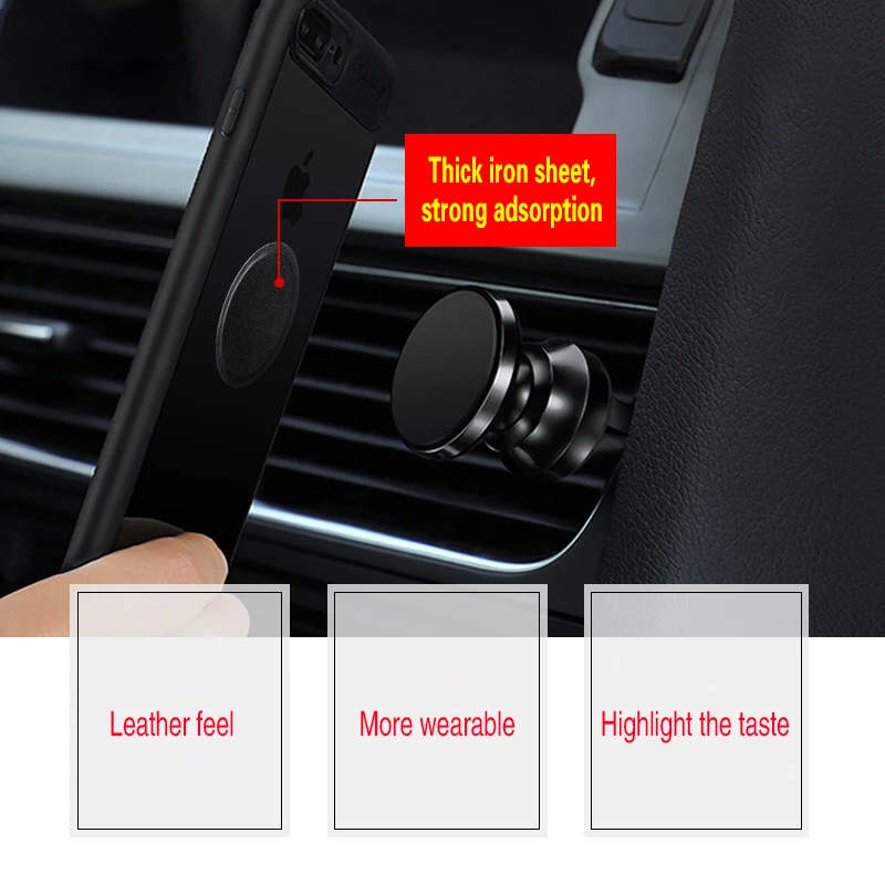 KONG-REY-Magnetic-Phone-Disk-For-Car-Phone-Holder-2-Pieces-Metal-Leather-Iron-Sheets-Plate (3)