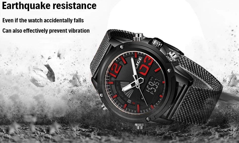 LIGE мужские s часы лучший бренд класса люкс водонепроницаемые спортивные хронограф модные часы кварцевые часы мужские дропшиппинг