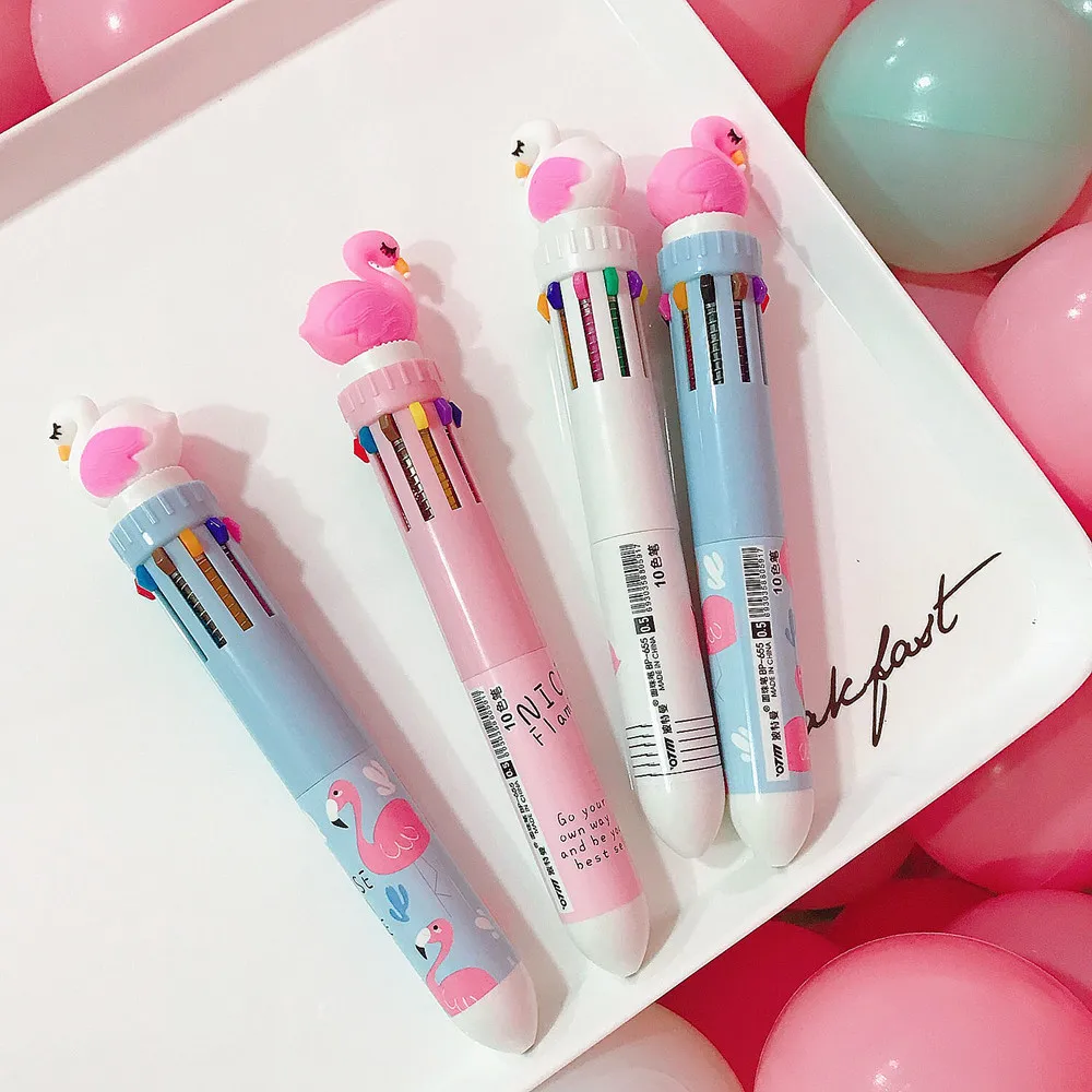 10 цветов фантазии девушка студенческие работы полихроматического Красота Macarons