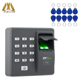

ZK X6 Fingerprint Access Control Standalone Single Door Access Control Reader Cheapest Standalone Keypad Finger +10pcs Keyfobs