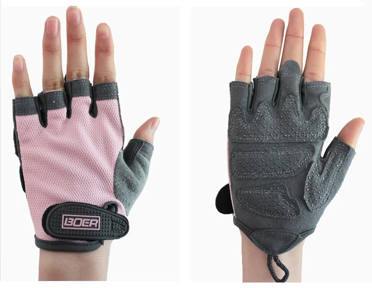 Hot Women Gym Body Building Training Fitness Gloves Sports Weight Lifting Exercise Slip-Resistant Gloves Gym Anti-skid Gloves