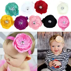 

10 Pcs Baby Turban Headband Cute Peach Blossom Infant Hair Decor Acessorio Para Cabelo #2363