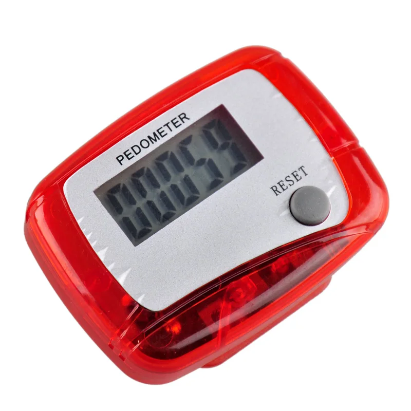 Универсальный 6 цветов цифровой ЖК-дисплей шагомер часы шаг шагомера силиконовые часы модный браслет калорий прогулки Couter