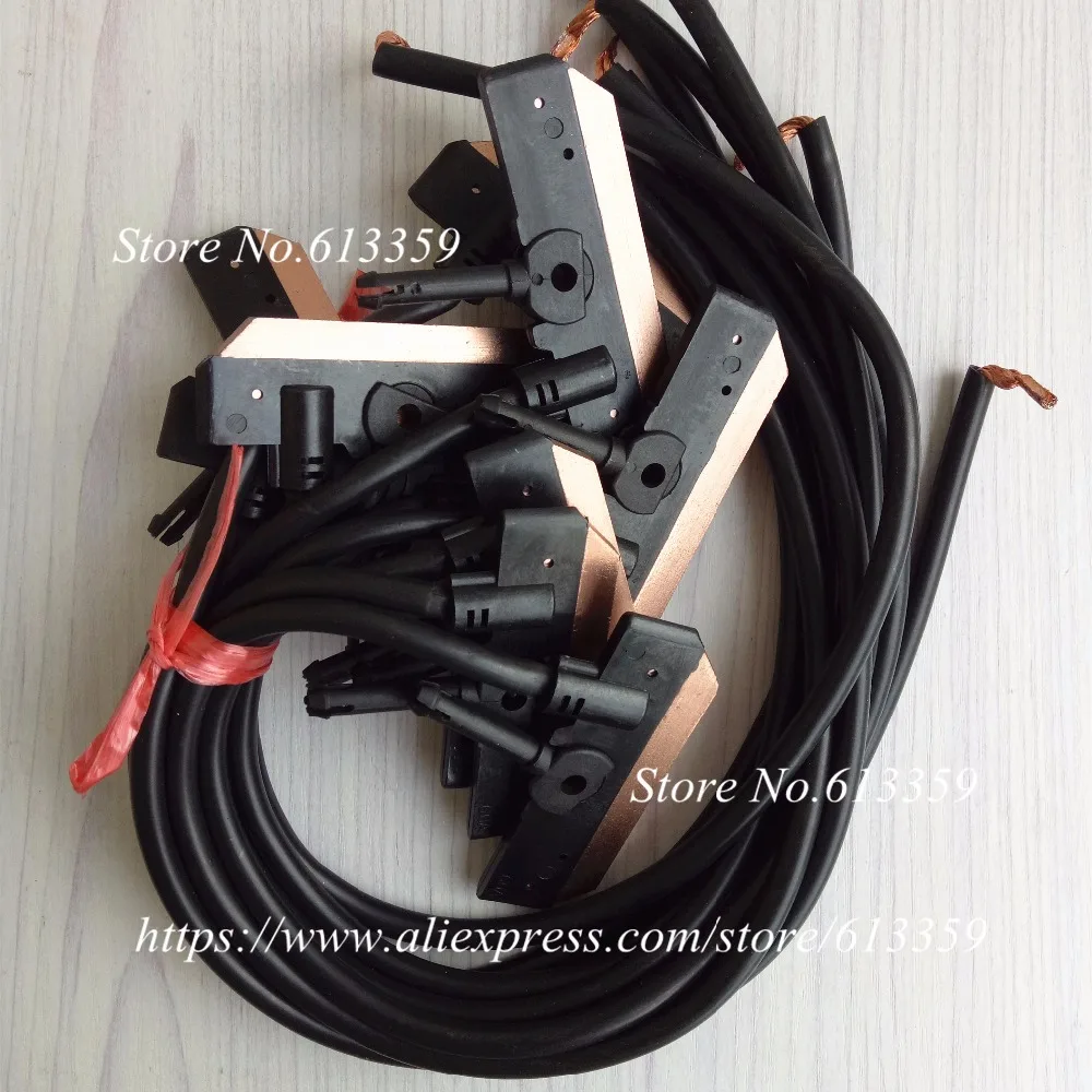 

10PCS KY-3906 60A Carbon Brush N dual arm collector rack carbon brush / set electronic brush / slide / collector block